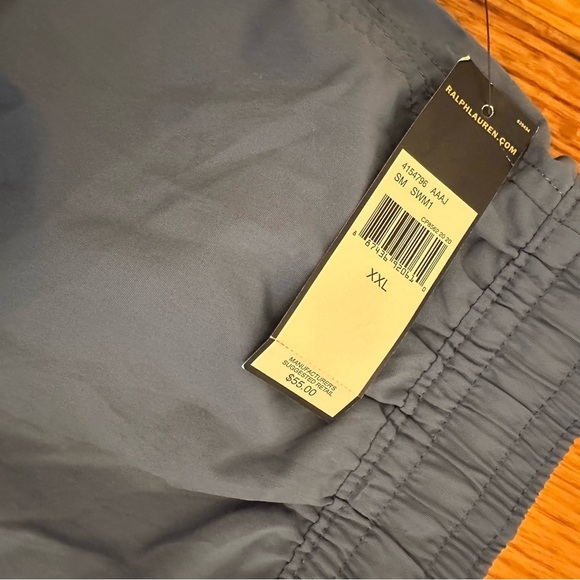 Men's POLO RALPH LAUREN  Blue Swimsuit Trunks XXL 2XL NWT NEW(A1 - Picture 13 of 14